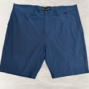 Travis Mathew‎ Shorts Mens 38 Blue Casual Belt Loops Side Pockets 1MQ077